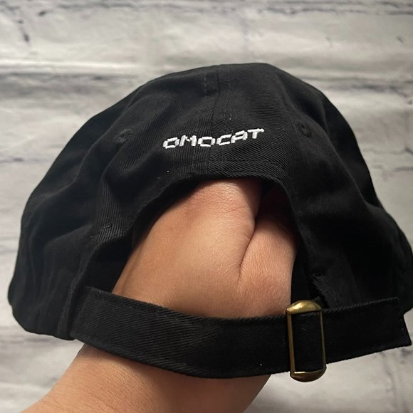 OMOCAT100% Cotton 6- Panel With Curved Brim And Adjustable Buckle Cap - Picture 3 of 4